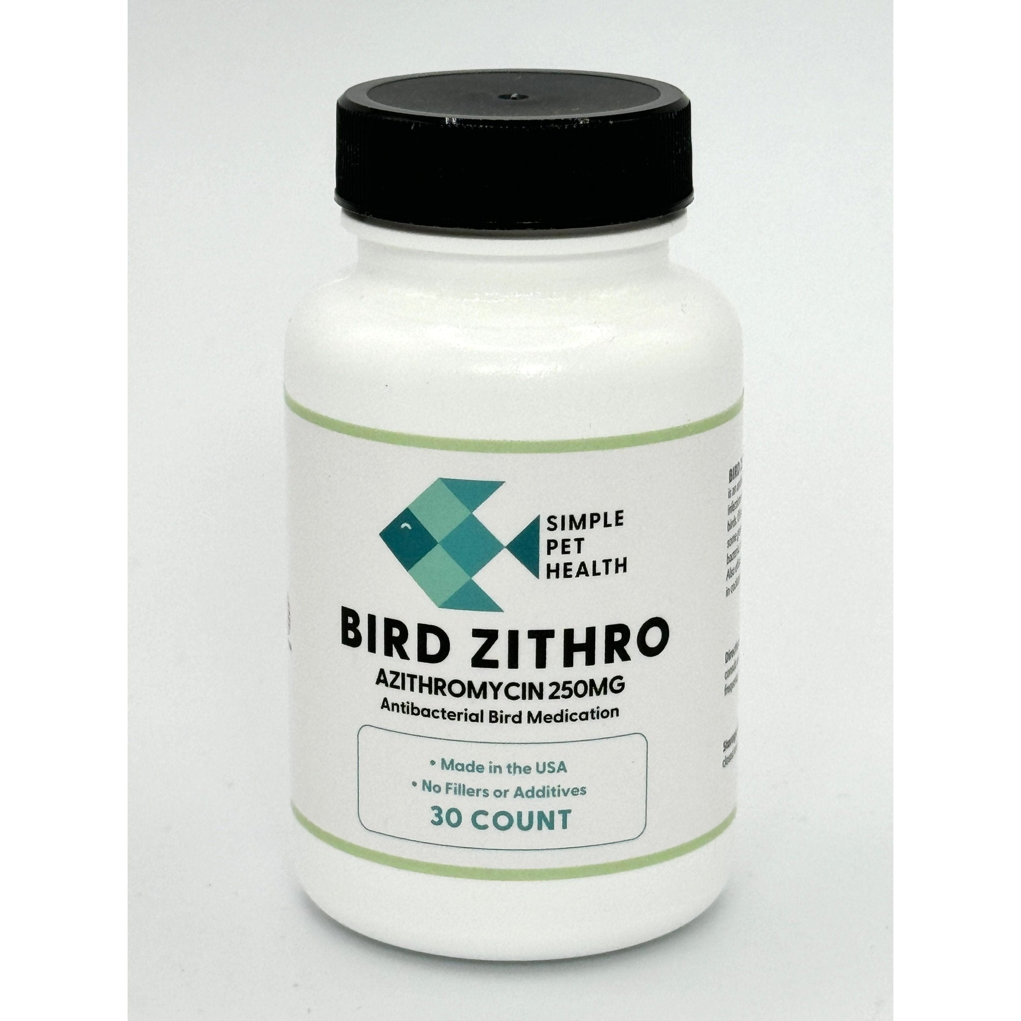 Bird Zithro™ - Azithromycin 250 mg Tablets 30 Count - Fish Mox Direct