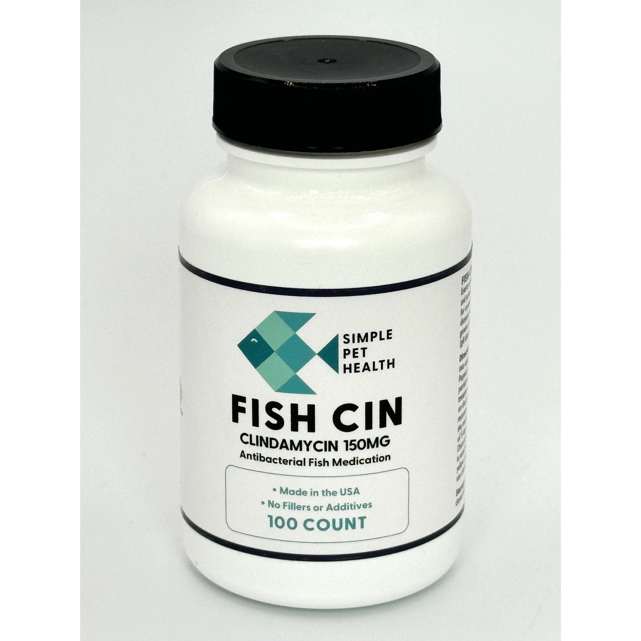 Fish Cin™ - Clindamycin 150 mg 100 Count - Fish Mox Direct