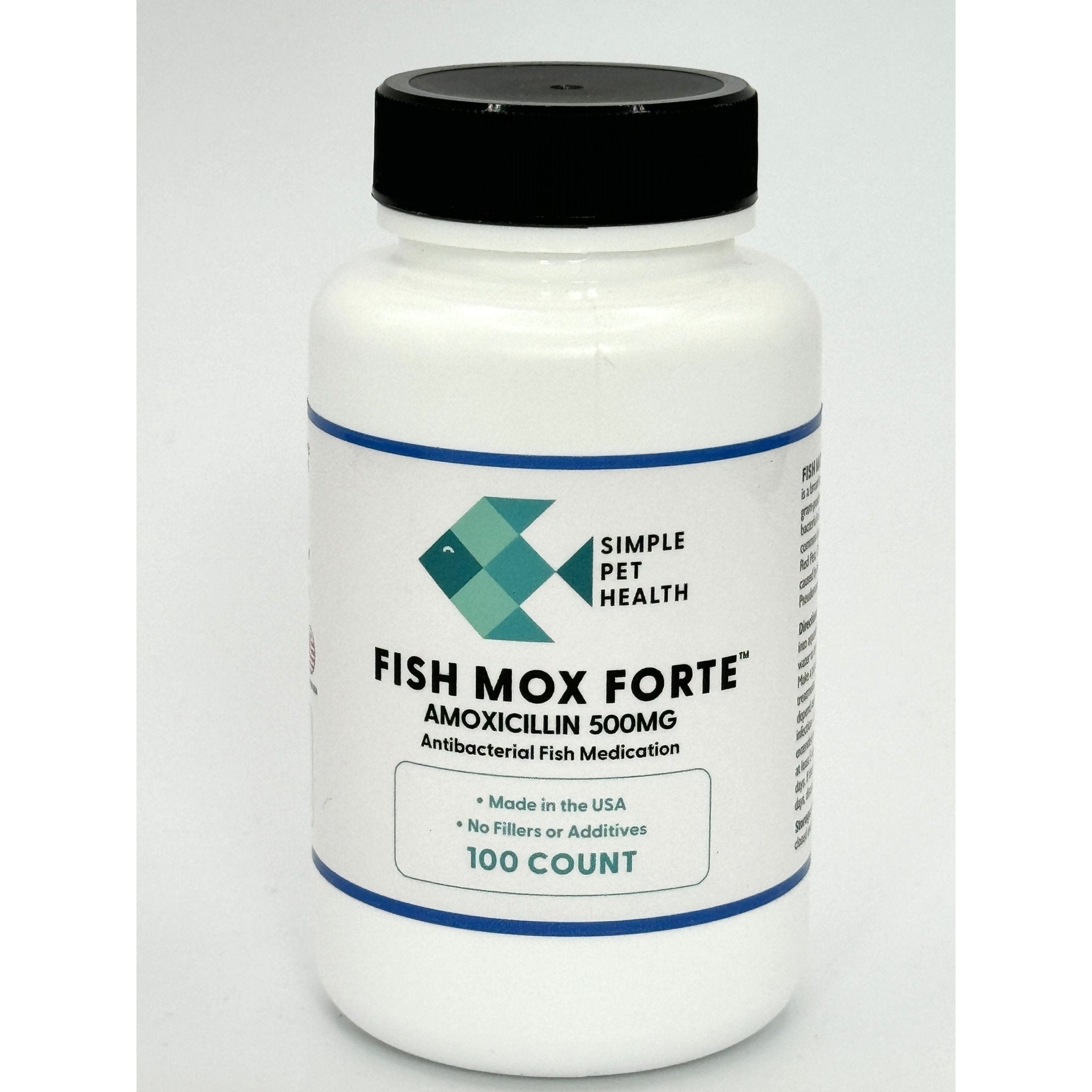Fish Mox Forte™ - Amoxicillin 500 mg 100 Count - Fish Mox Direct