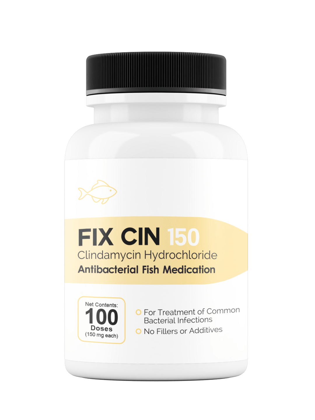 Fix Cin - Clindamycin 150 mg 100 Count - Fish Mox Direct
