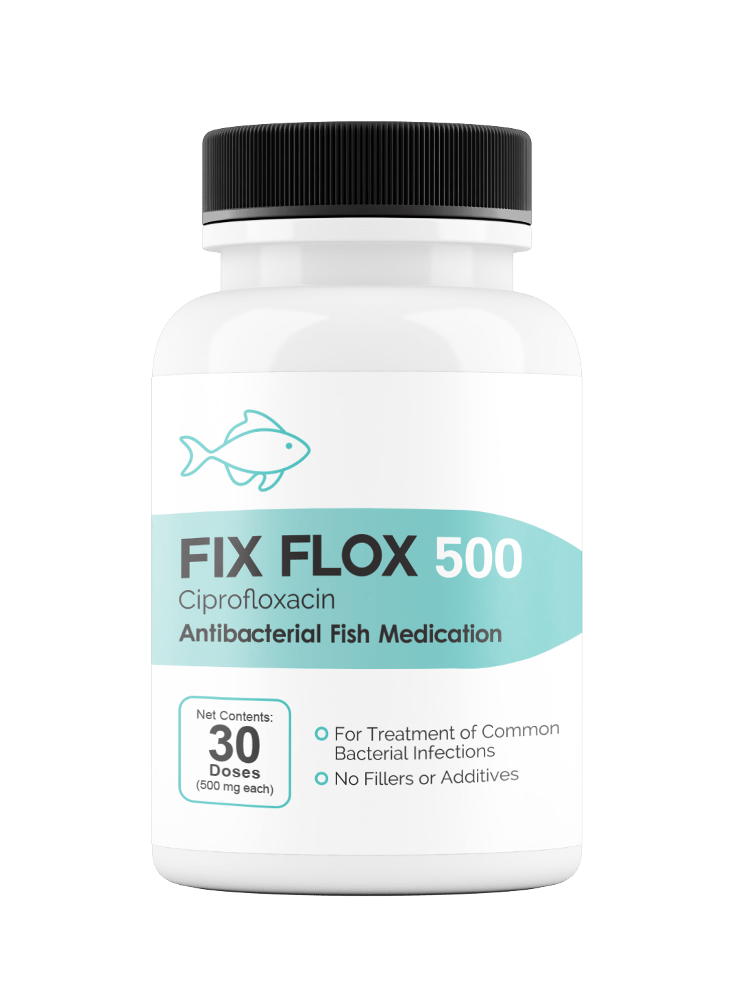 Fix Flox Forte - Ciprofloxacin 500 mg 30 Count - Fish Mox Direct