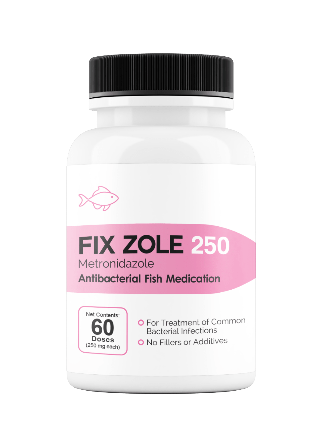 Fix Zole - Metronidazole 250 mg 60 Count - Fish Mox Direct